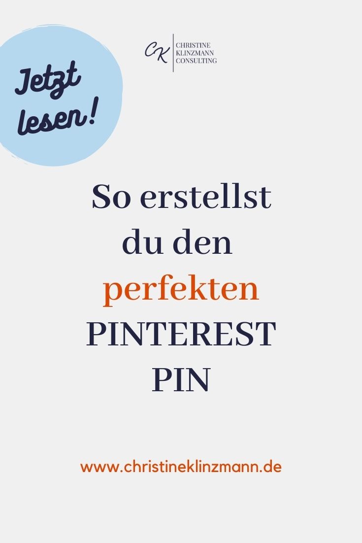 So geht's: Optimiere jeden Pin, mache ihn in 5 Schritten zum perfekten Pinterest Pin. Meine Tipps für klickstarke Pins: Format, Design, Headline, ...