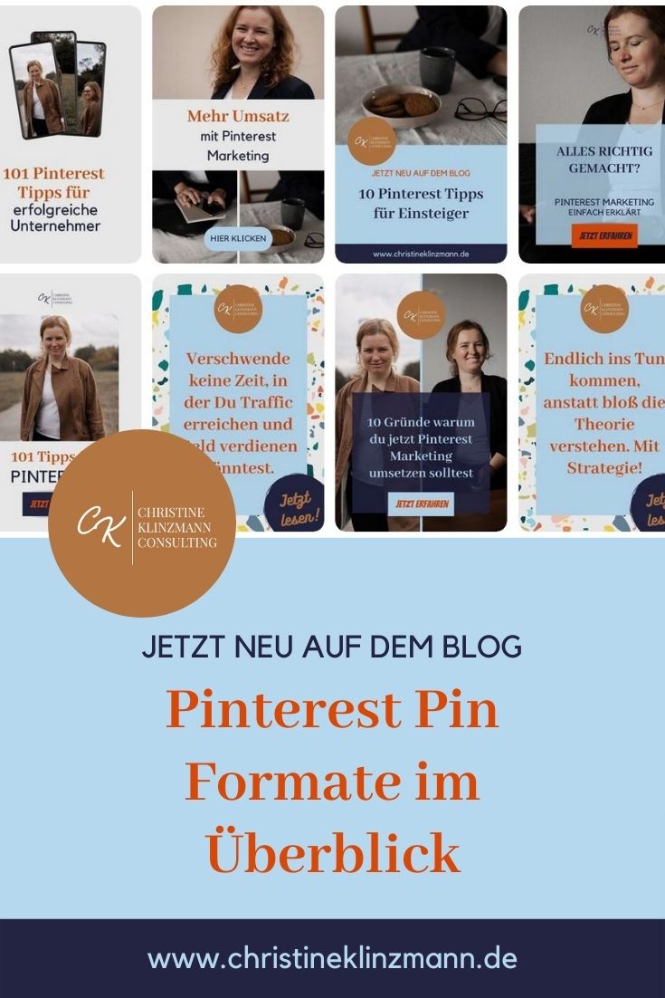 Hier findet ihr eine Übersicht über alle Pinterest Pin Formate inkl. Bildgrößen! ✓ Standard Pin ✓ Idea Pin ✓ Video Pin ✓ Produkt Pin