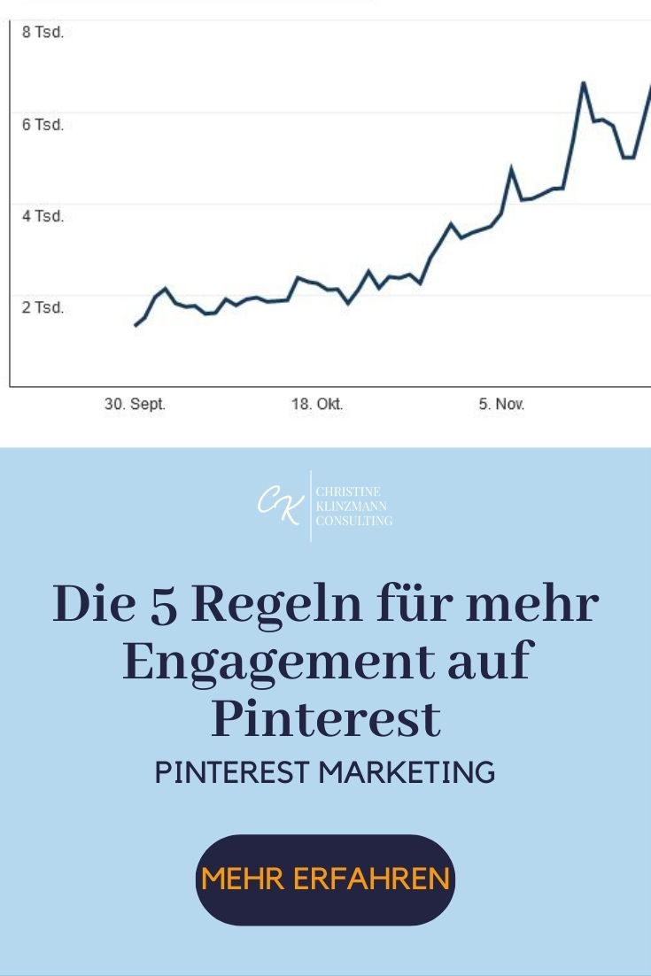 Befolgt diese 5 Regeln für mehr Engagement auf Pinterest und ich verspreche: Euer Traffic und Umsatz werden einen Raketenstart hinlegen!