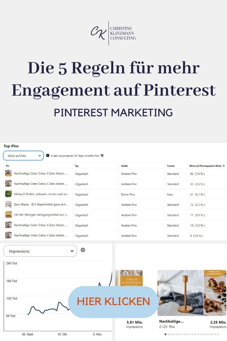 Befolgt diese 5 Regeln für mehr Engagement auf Pinterest und ich verspreche: Euer Traffic und Umsatz werden einen Raketenstart hinlegen!