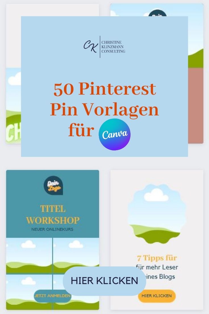 Pinterest Pin Vorlagen für dein Business als erfolgreiche Unternehmerin. Erstelle endlich Pinterest Pins, die automatisiert Umsatz generieren